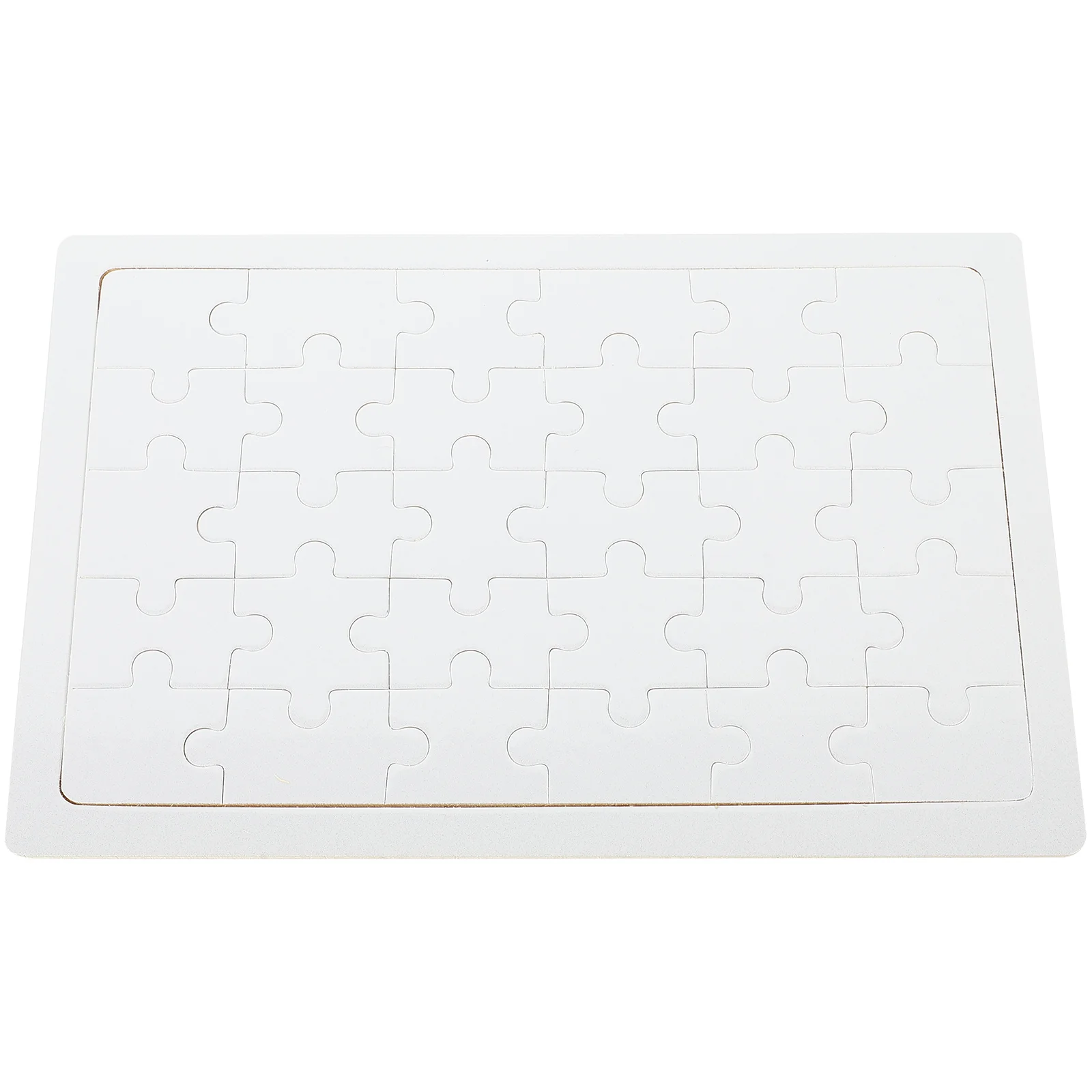 Wooden Puzzle Blank Diy Heat Transfer Jigsaw For Kids Adults Thermal Sublimation Craft Educational Painting Puzzle Game