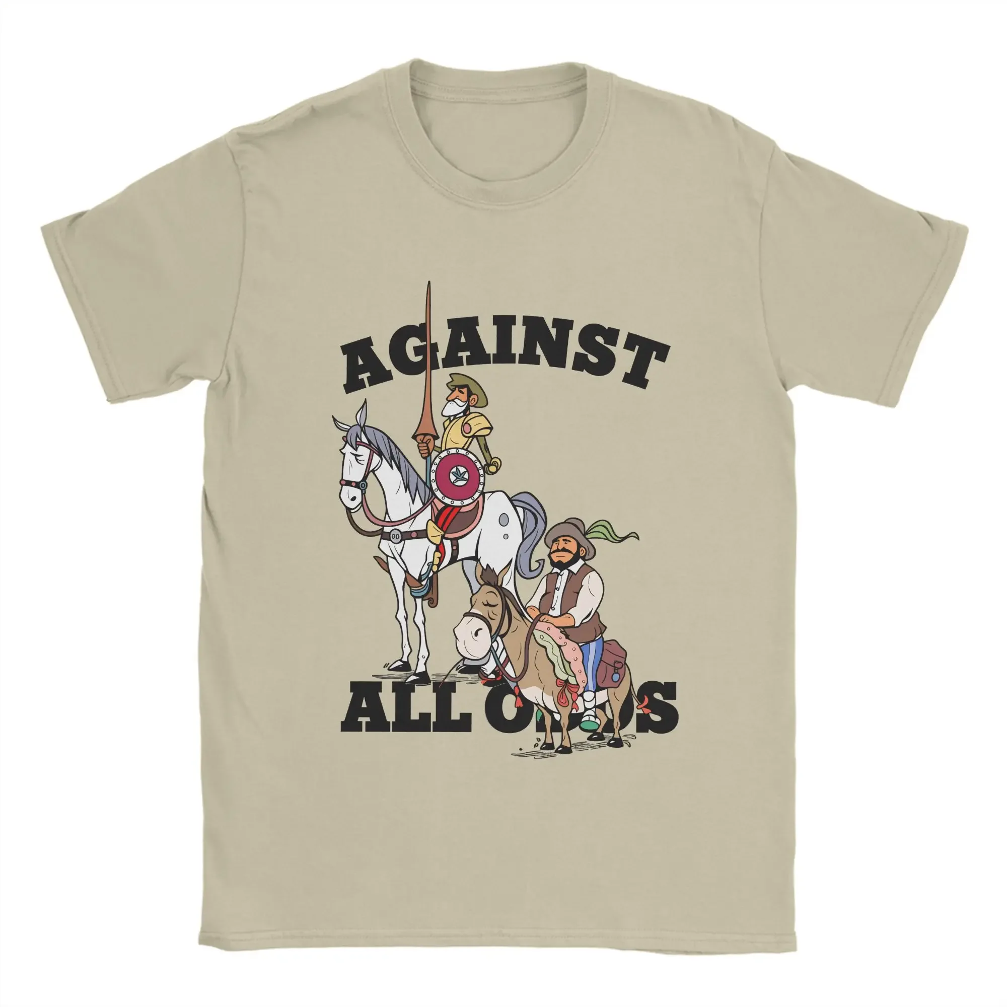 

Against All Odds Don Quixote Graphic Cotton T Shirt Men