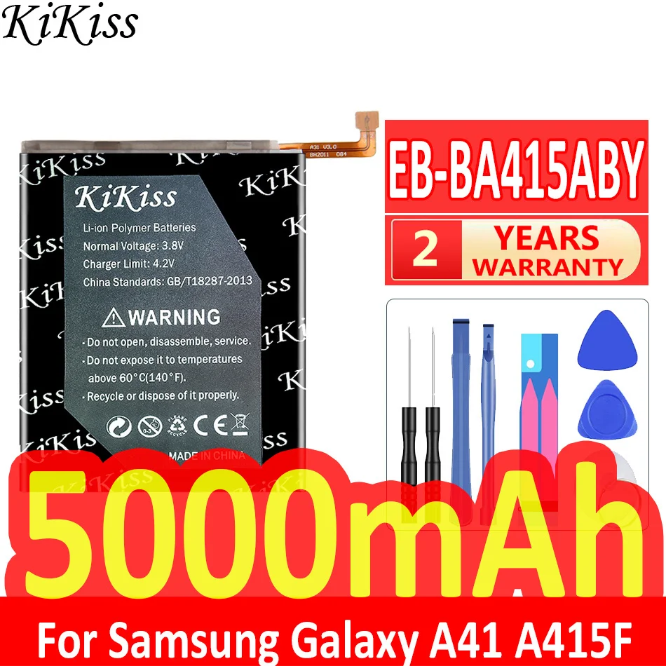 5000mAh KiKiss Powerful Battery EB-BA415ABY For Samsung Galaxy A41 A415F