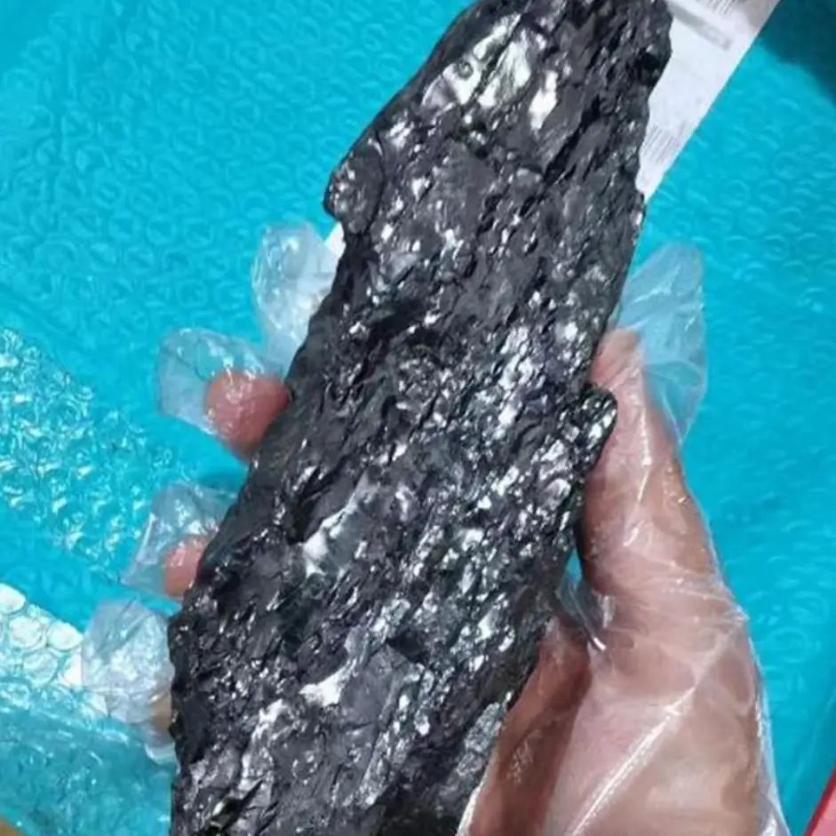 

Natural Jet Raw Stone Quartz Crystals Rock Healing Reiki Mineral Aquarium Hand Carving Organic Treasure Specimen Black Amber