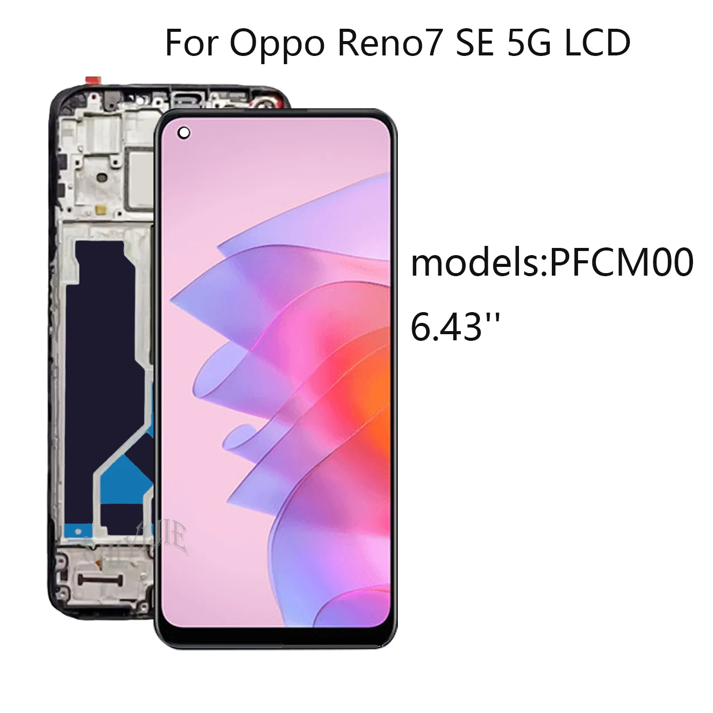 NEW 6.43'' OLED For Oppo Reno7 SE 5G PFCM00 LCD Touch Screen Panel For OPPO Reno 7SE LCD Display Replacement Assembly Digitizer