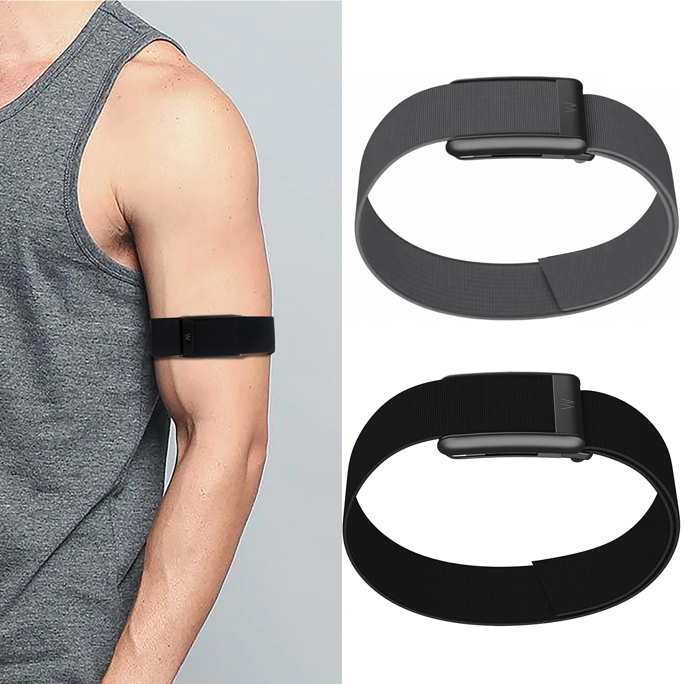 

Suitable for Whoop 5.0 MG arm strap waterproof nylon mg long sports replacement bicep strap with black U-shaped metal frame