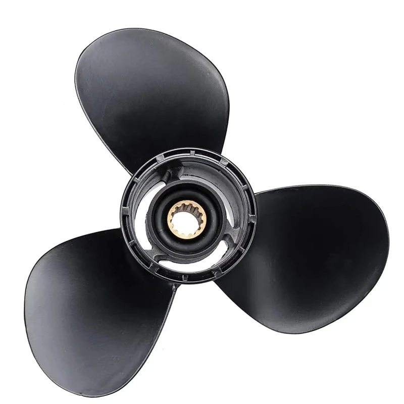 For Suzuki 35-65HP 58100-95353-019 11 3/8 X 14 Outboard Propeller Aluminum Alloy R Rotation 13 Spline Tooth 3 Blades