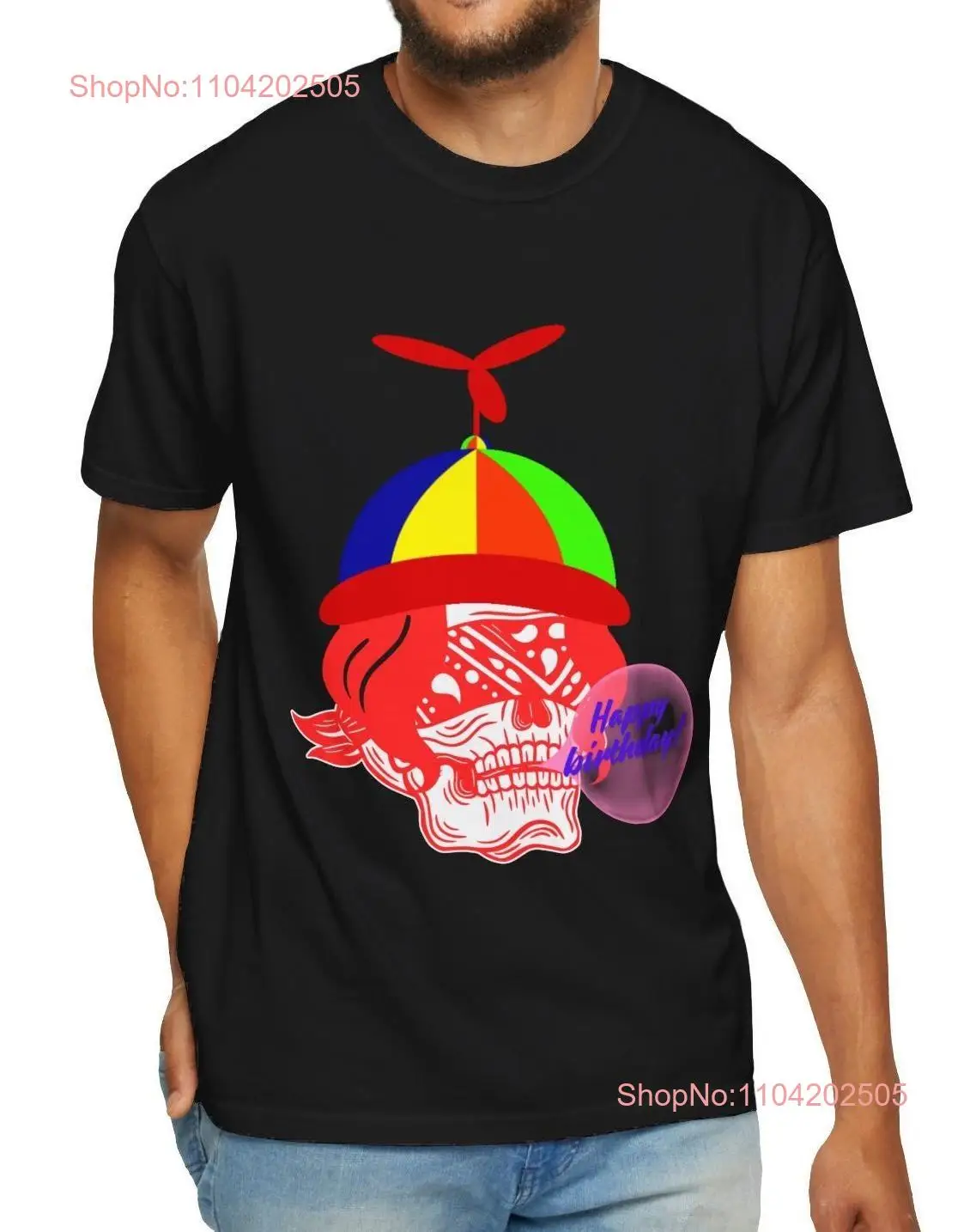 Garment Dyed T shirt skull aparty DTG with Unique Design attractive printing technique for buyers looking original gifts