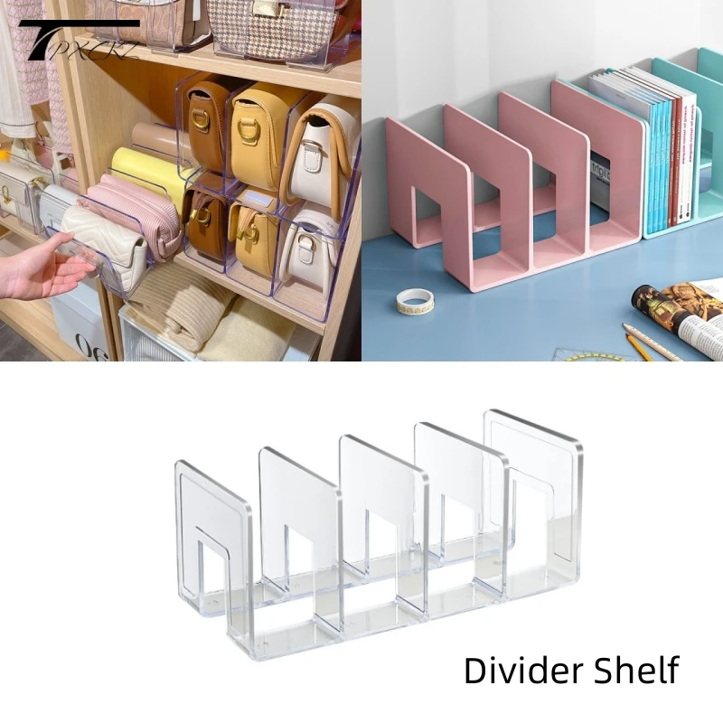 Handbag Storage Box Divider Shelf Bag Storage Rack Handbag Storage Wardrobe Storage Finishing Cabinet Partition Display Case