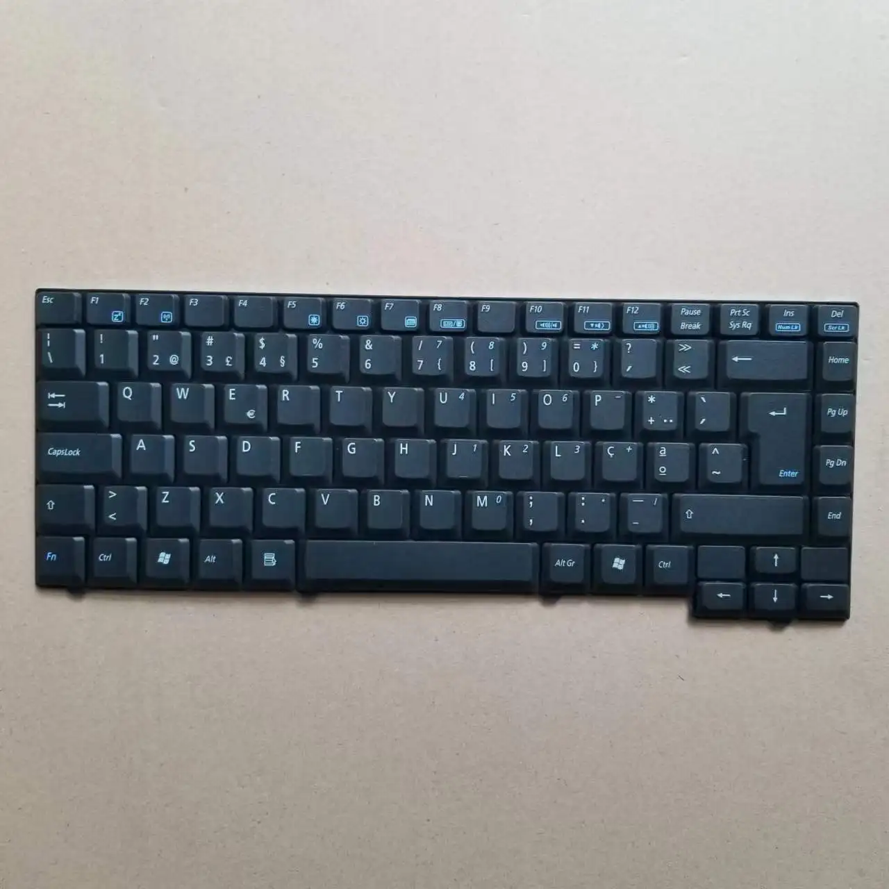 Teclado preto do PO Portugal para Asus, P/N:04-N9V1KPOTO, A3V, A3E, A3H, A4, A4S, K011162B1, novo