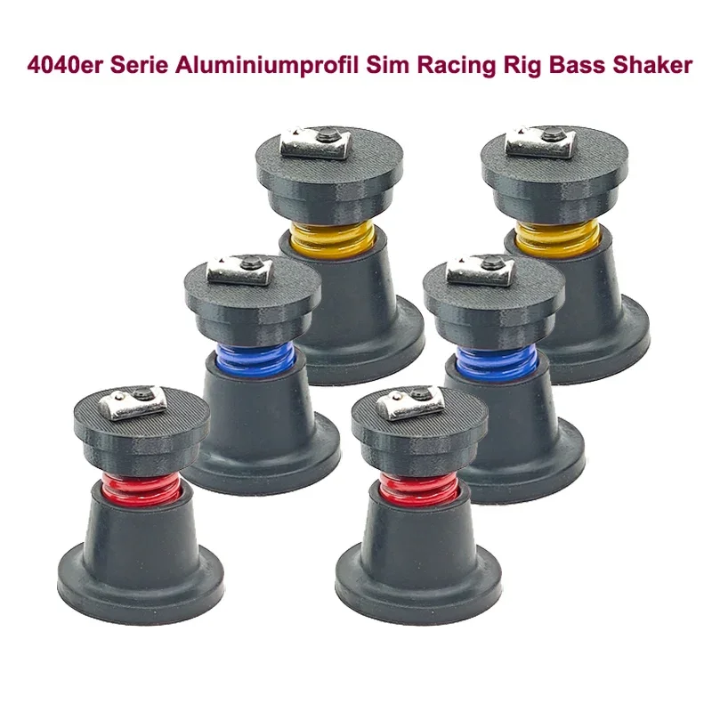 

Tactile Vibration Lsolators for Sim Racing, 4040er Serie Aluminiumprofil Sim Racing Rig Bass Shaker