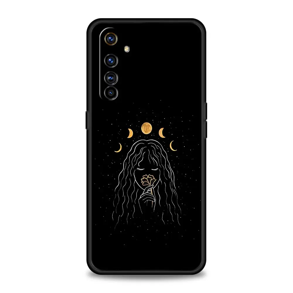 Phone Case For Realme 12 11 10 9 8 5G 7 GT5 GT3 GT2 Pro Plus C21 C11 C25 C35 GT Neo 2 3 3T 5 Cover Simplicity line Art sun moon image 6