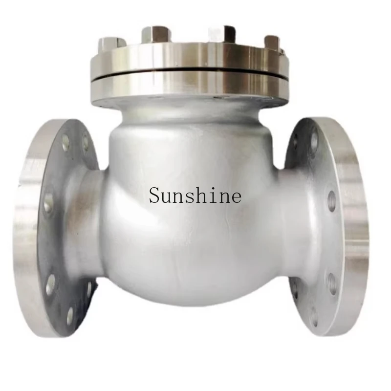 

H44W stainless steel 150LBP flange swing check valve DN80 125 150