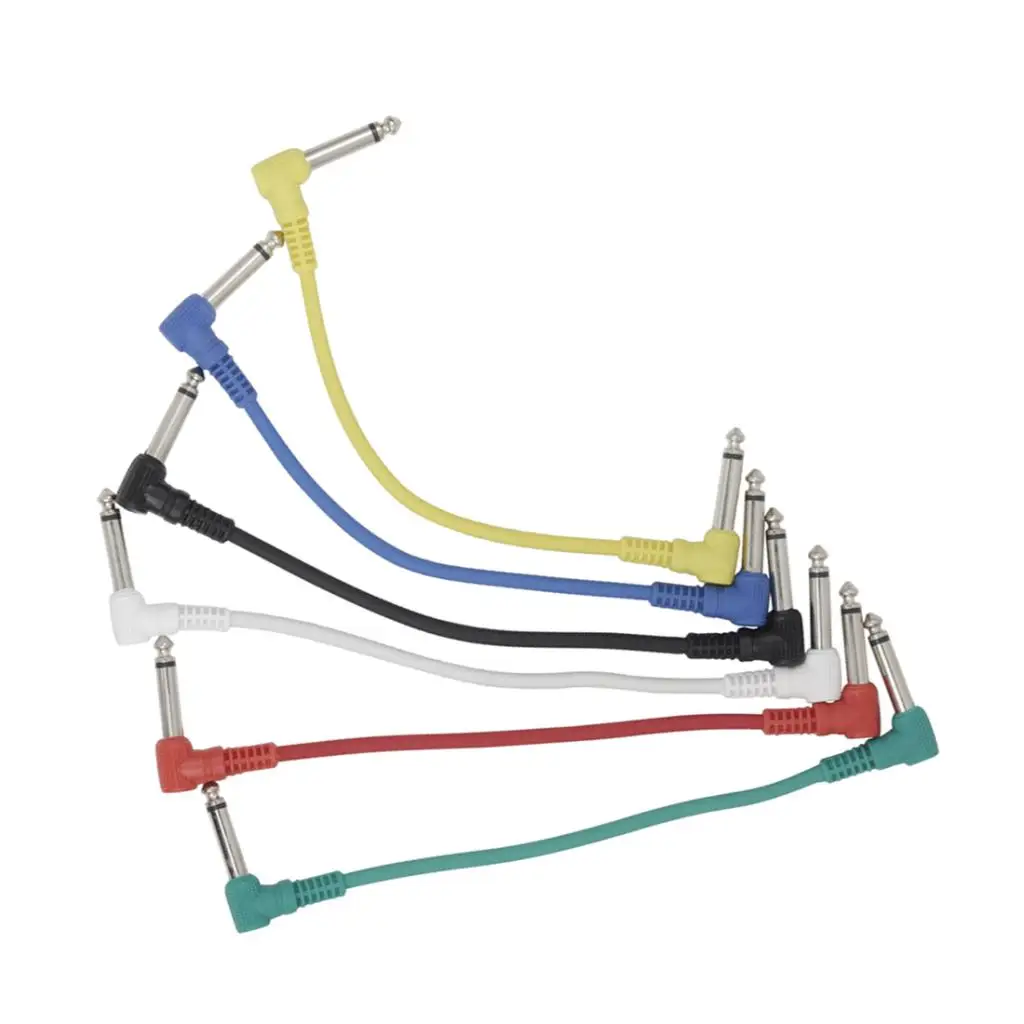 Music Instrument Parts Guitar Effector Patch Cables Fully Welded Connectors for Studio and Stage Rigs