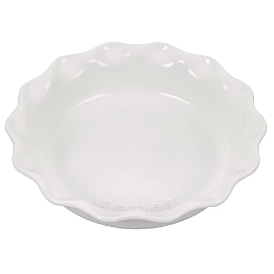 

Stoneware 9" Heritage Pie Dish White