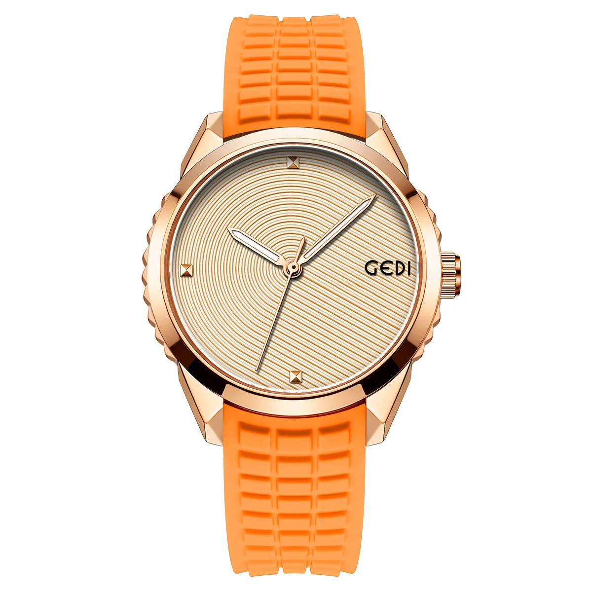 Unisexowy sportowy silikonowy męski zegarek Prosty, wysokiej klasy czarny wodoodporny zegarek studencki Modne damskie zegarki kwarcowe na rękę