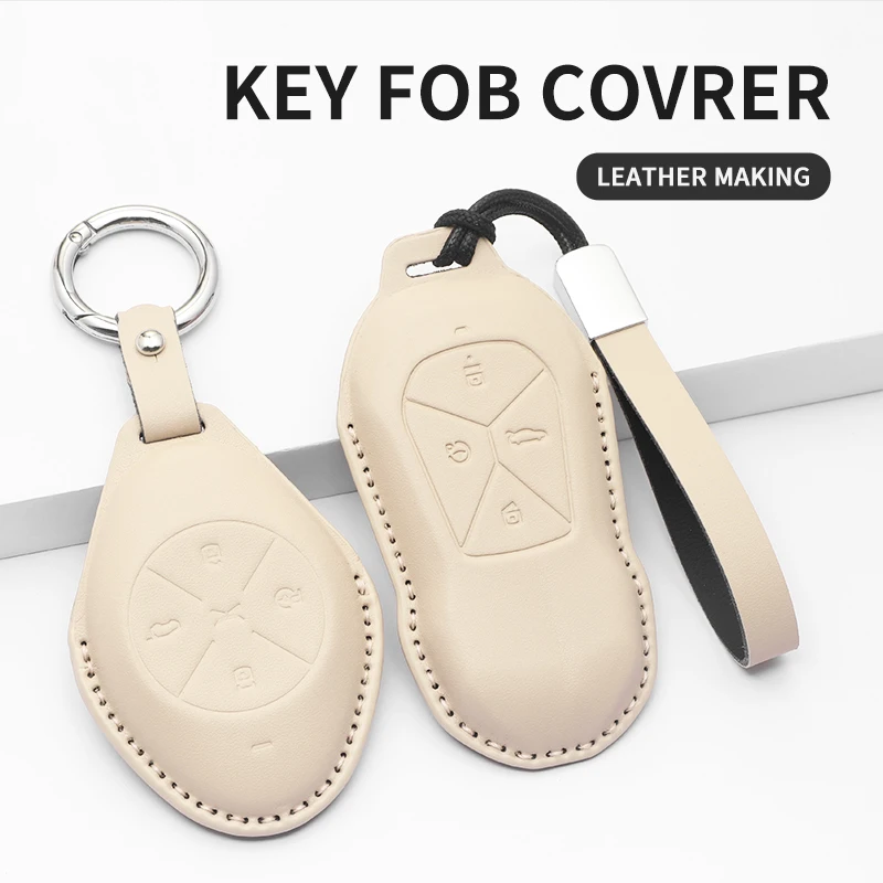 

Remote Smart Car Key Shell Case For Xiaopeng Xpeng P5 P7 G3 G6 G9 G3i 2021 2022 2023 4 Buttons Keychain Case Auto Accessories