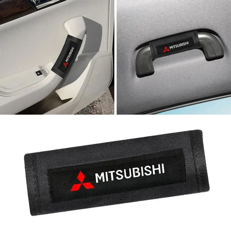 Cubierta protectora para manija de techo Interior de coche, guantes de tracción para Mitsubishi Lancer ASX Mirage Pajero Sport Xpander Attrage L200