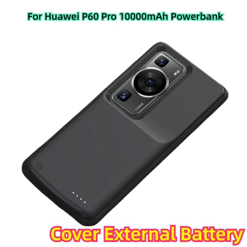 

For Huawei P60 Pro 10000mAh Powerbank Cover External Battery Cases Portable Charger Power Bank Cover for Huawei P60 Power Case