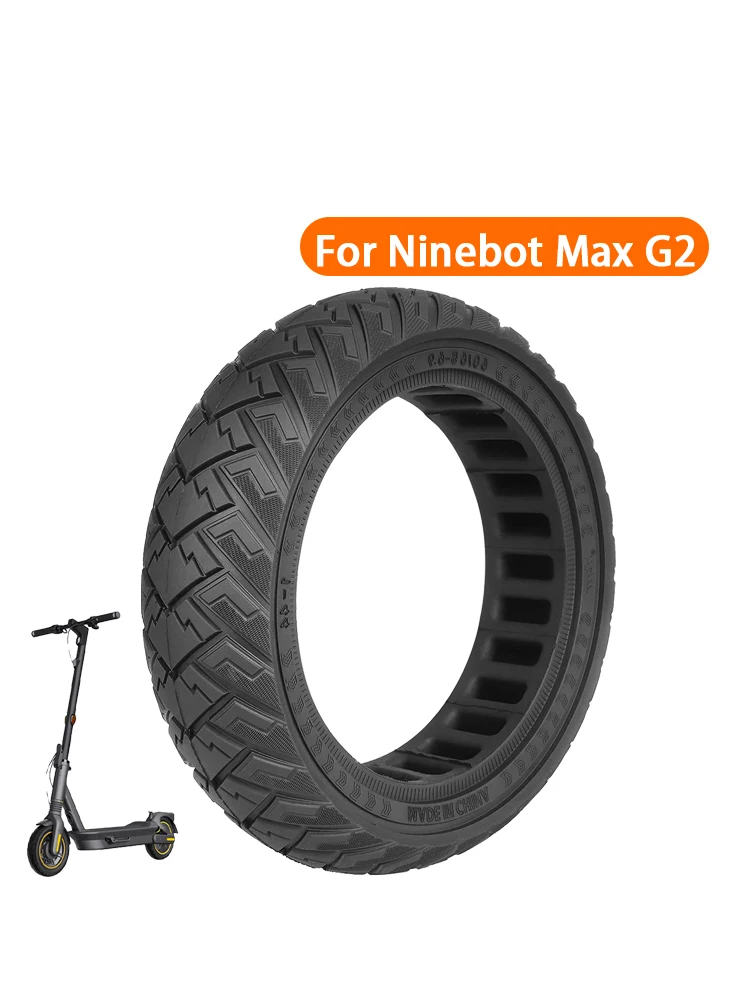 Ulip 10 pouces 60/65-6.9 pneu solide tout-terrain anti-crevaison pneu Tubeless résistant à l'usure pour Scooters électriques Ninebot Max G2/G65