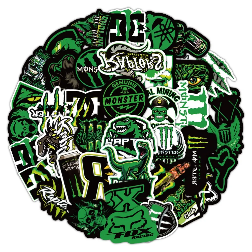 Pegatinas de monstruo de dragón para cuadernos, Material de papelería para álbum de recortes, Kscraft, lindo, suministros para manualidades, 10/50 piezas