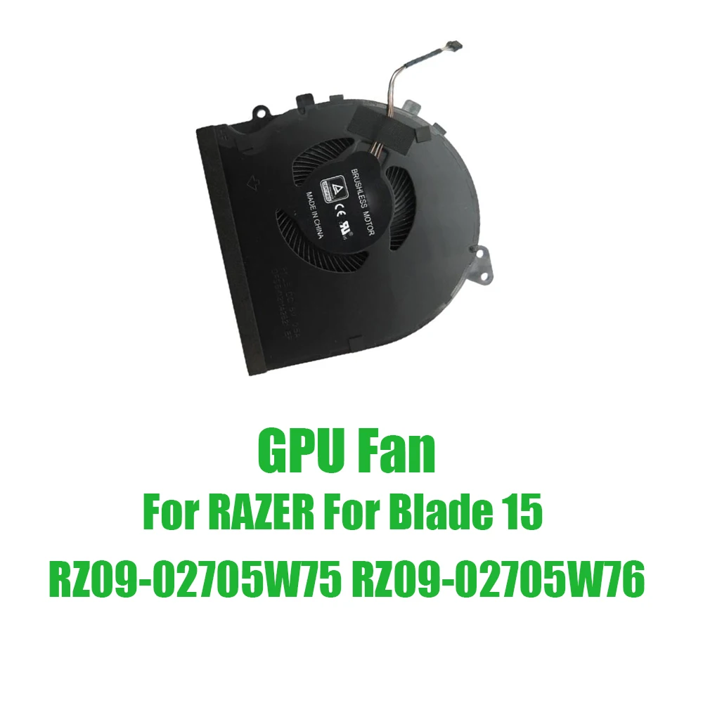 For RAZER For Blade 15 RZ09-02705W75 RZ09-02705W76 DC5V 0.5A Replacement Laptop GPU Fan