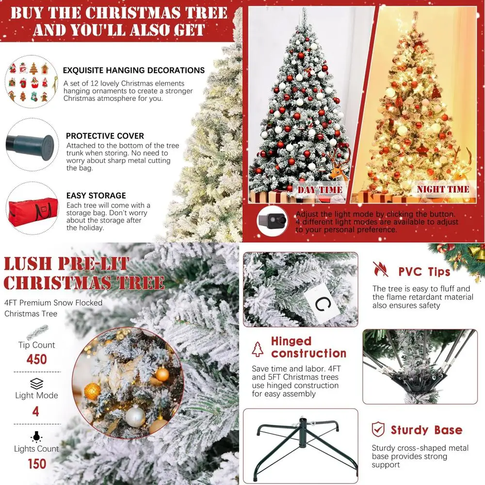 Compact 4-Foot Snow… - image