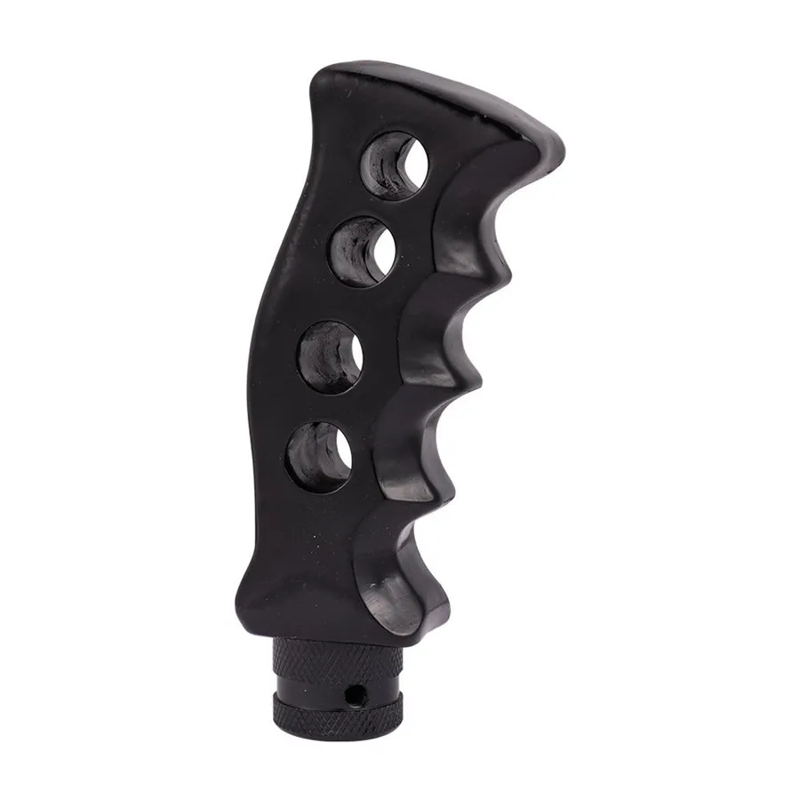 Universal Gun เกียร์รถเกียร์ KNOB Grip Handle เกียร์ธรรมดารถ KNOB Shifter สีดํา
