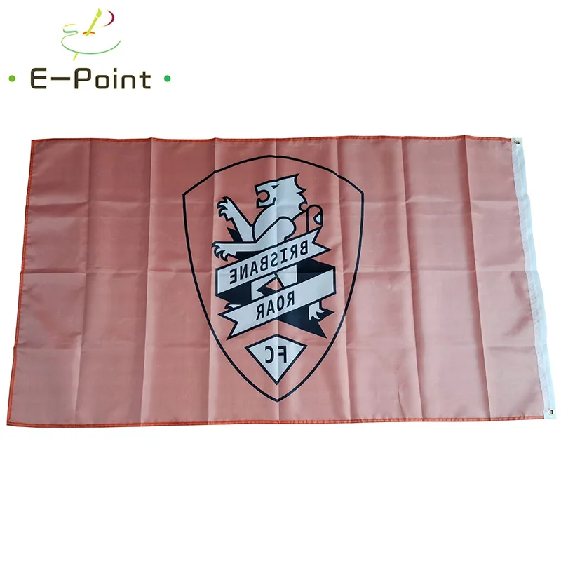 Brisbane Roar FC Flag 3ft*5ft (90*150cm) Size Christmas Decorations for Home Flag Banner Gifts