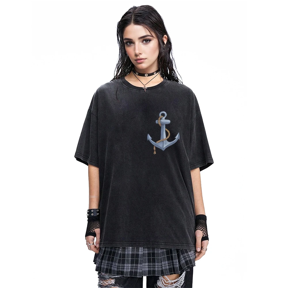 

Retro Top Street Wear Fashion Good Trouble Tshirt Vintage Graphic Oversized Streetwear Casual Comfort Cotton Style Fashion Tee
