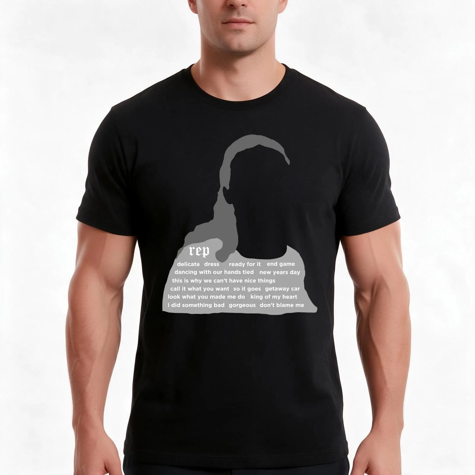 Reputation The Album T-Shirt, Summer Casual Cotton Tee, Oversized Streetwear Tops, Vintage Graphic Print, Loose Fit Short Sleeve