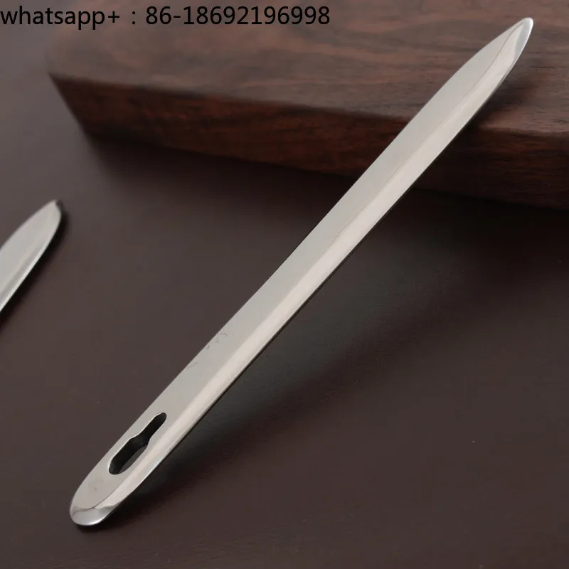 Stainless Steel Shaping Rod, Trimmer, Mirror Hand-polished Leather Setting, Drum Embedding
