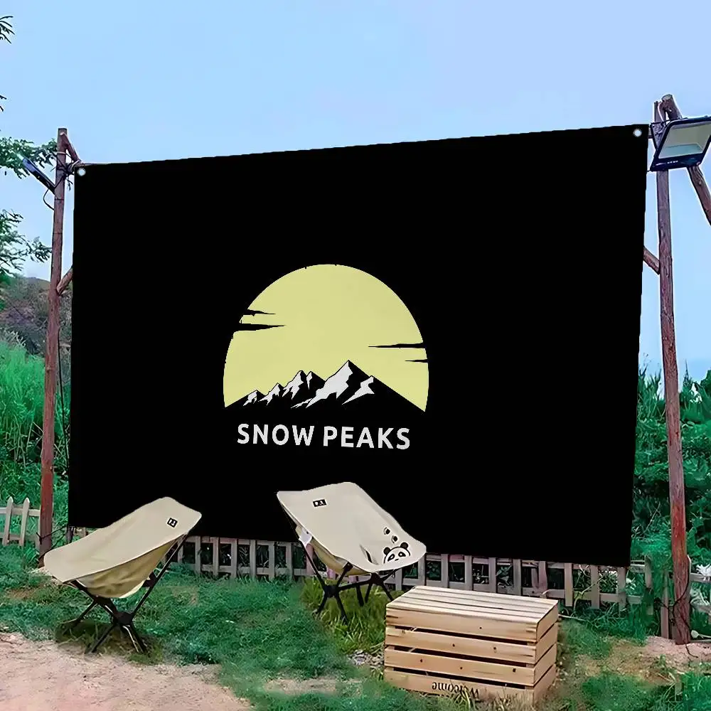 Fashion Cool S-Snow P-Peak Logo Anime Chart Flag for Living Room Home Dorm Decor Art Home Decor Banner