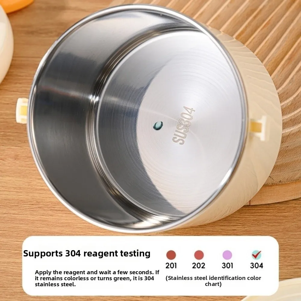 

Large Capacity Insulated Lunch Box Sealed Multi-layer Thermos Bucket Leakproof Portable Thermal Lunch Container