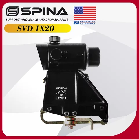 SVD 1x20 Rifle Scope Sight Hunting Riflescope Arrow Reticle Side Mount AK Vepr.7.62 etc