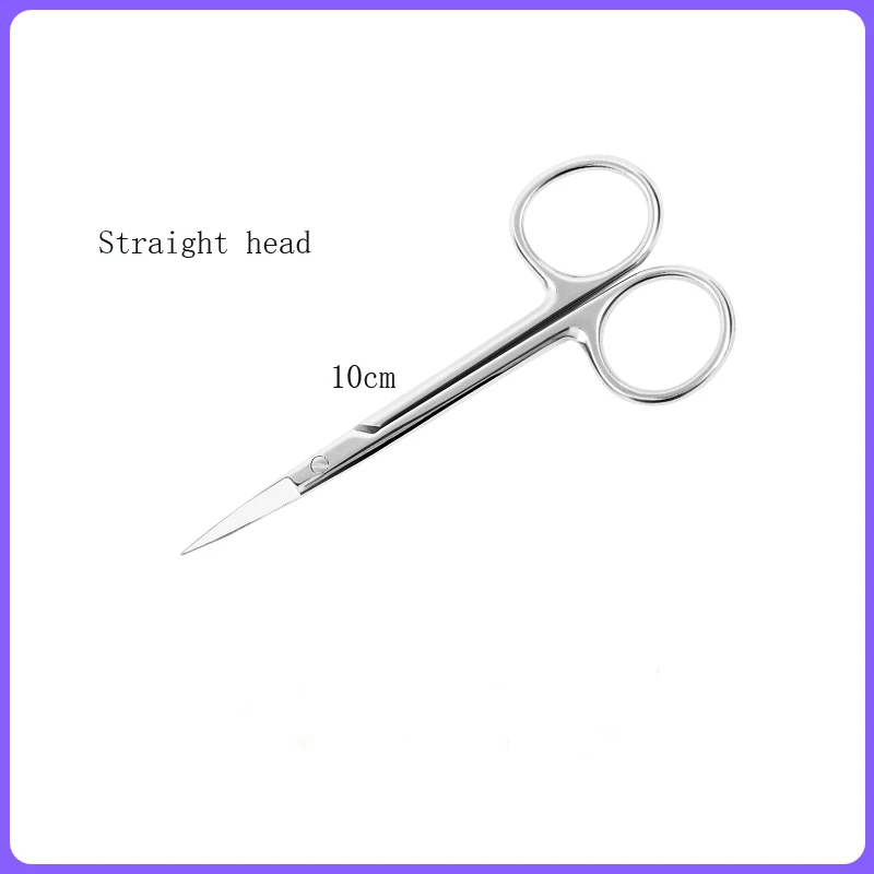 Eye Scissors Stainless Steel Scissors Medical Surgical Instruments Small Scissors Straight Point Elbow Eye Scissors