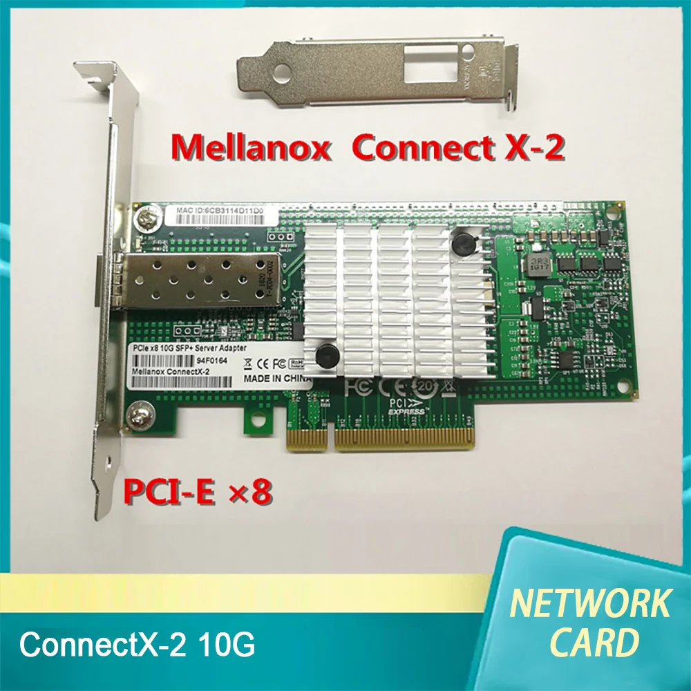 Voor Mellanox ConnectX-2 10G 10 Gigabit Single Port SFP Server Glasvezel Netwerkkaart