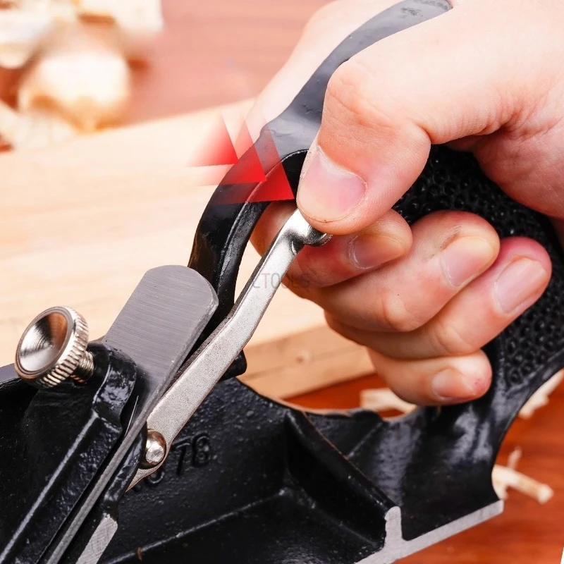 Raboteuse à rainure européenne réglable pour le travail du bois, fer de bureau, rainurage de blaireau, rabotage et coupe de bord, raboteuse plate manuelle