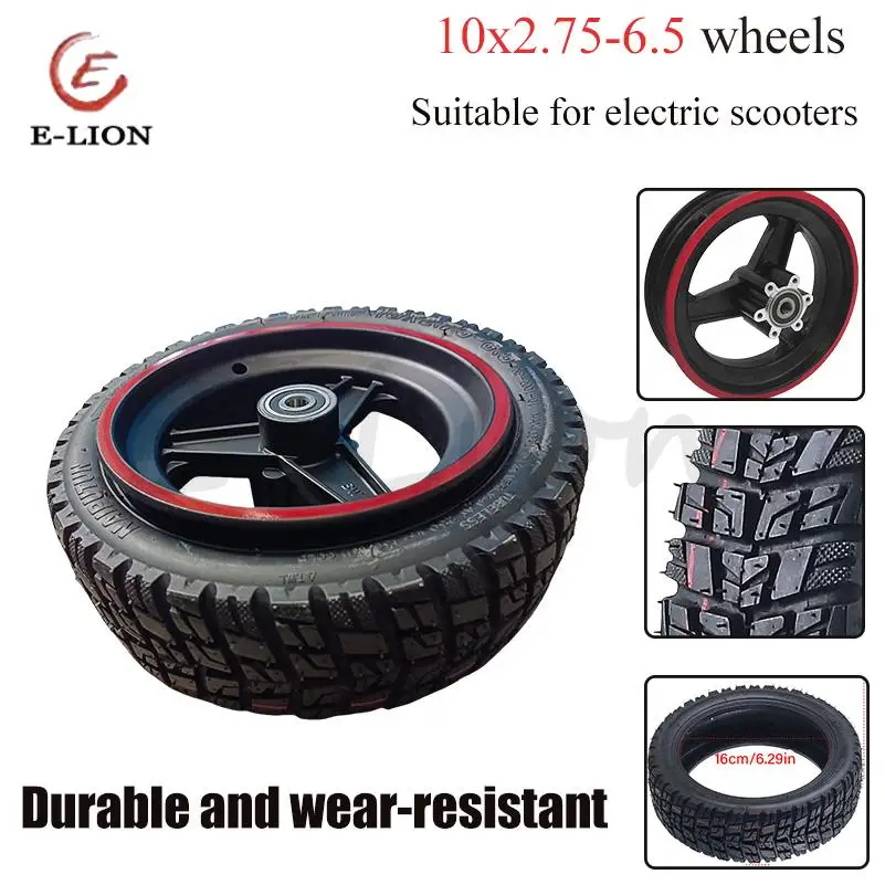 

Высококачественные материалы Колесо 10x2,75-6,5 подходит для электрического скутера 10x2,75-6,5 Внедорожная вакуумная шина Детали бескамерных шин