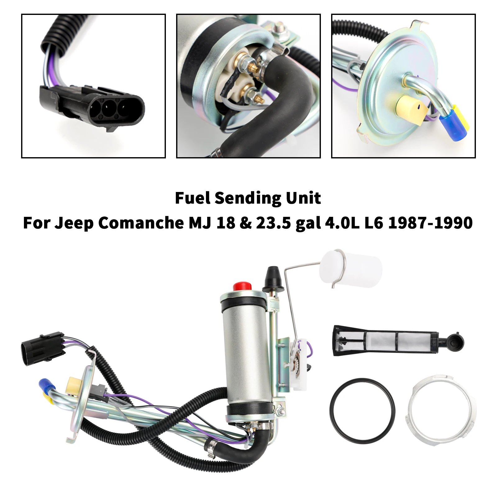 Artudatech Gas Tank Sending Unit w/ F.I. w/ the Fuel Pump Fit For Jeep Comanche MJ 1987-1990 Car Accessories