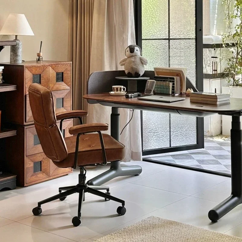 Office Chair Ergonomic Adjustable Height Lumbar Support Mesh Back Swivel Rolling Computer Desk Chair Headrest Recliner Cadeiras