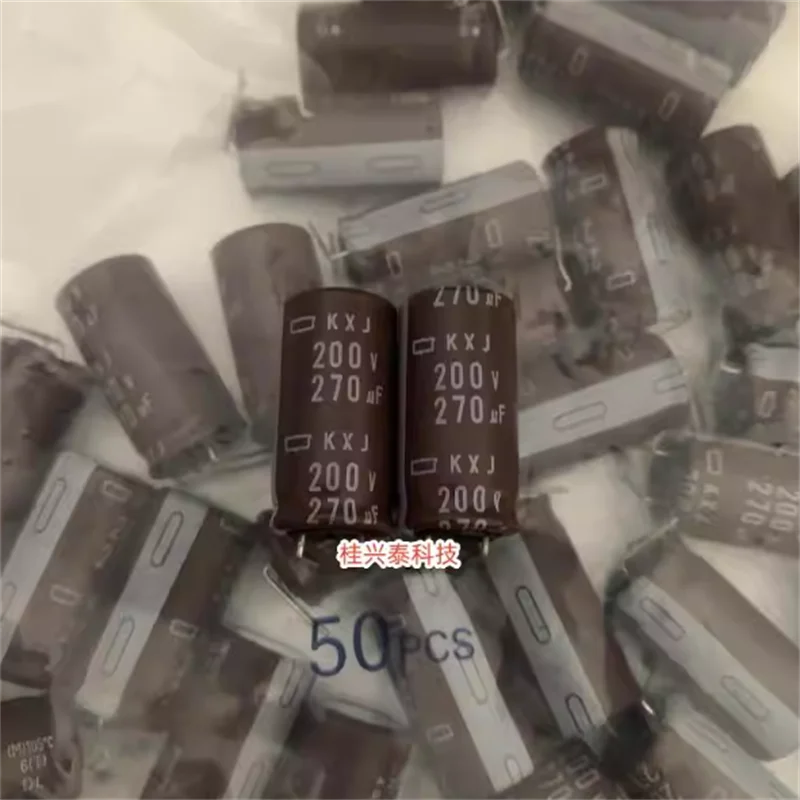 

Высокочастотные долговечные конденсаторы серии KXJ 200V270UF 16X30, семитиповые, черные, 270UF200V NCC