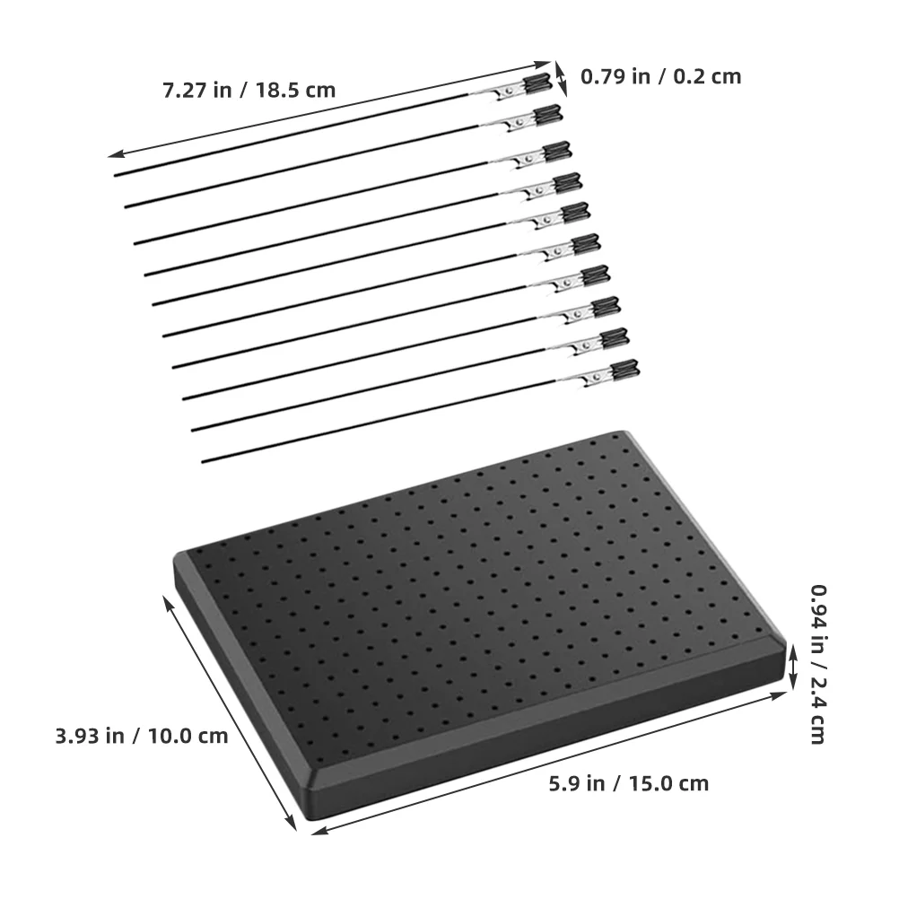 Painted Base Model Painting Alligator Clip Coloring Metal Small Clips Holder Fixing