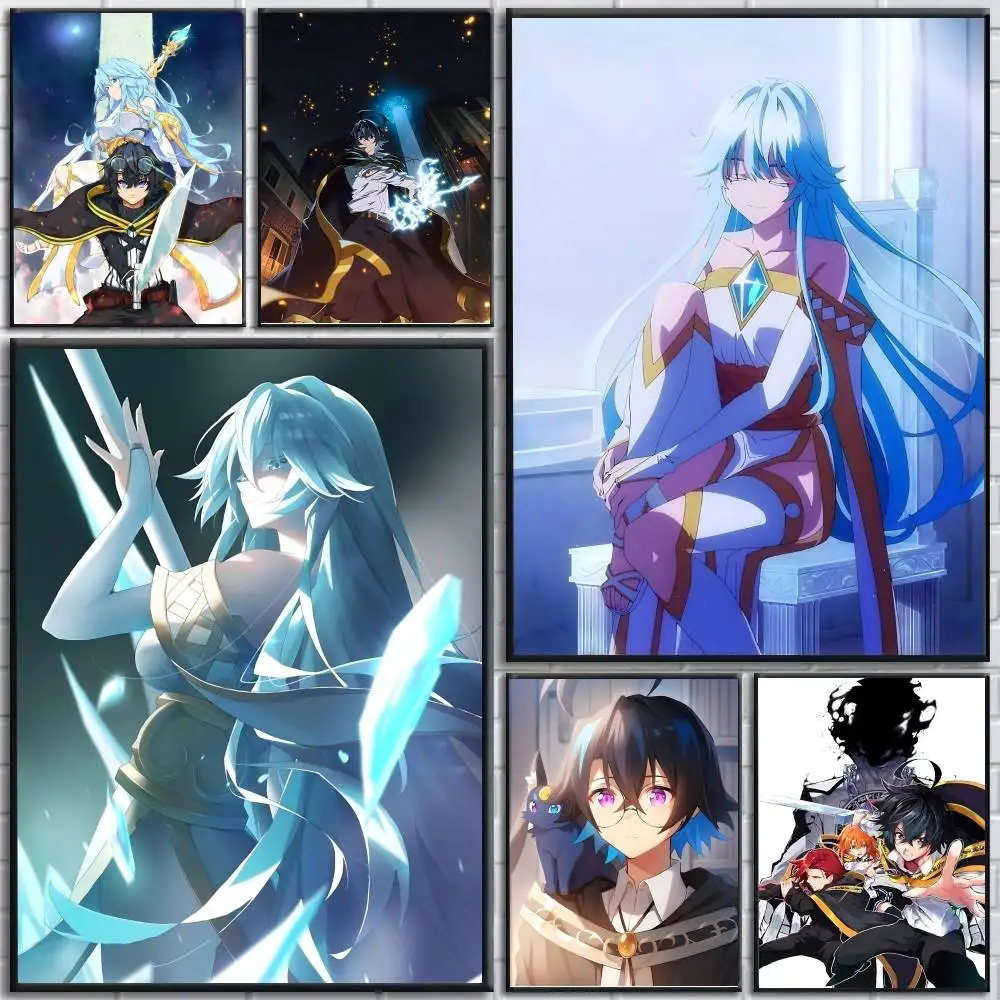 Pósteres de Anime W-Wistoria Wand y S-Sword, impresión en papel autoadhesivo, arte para el hogar, sala de estar, dormitorio, entrada, bar, cafetería