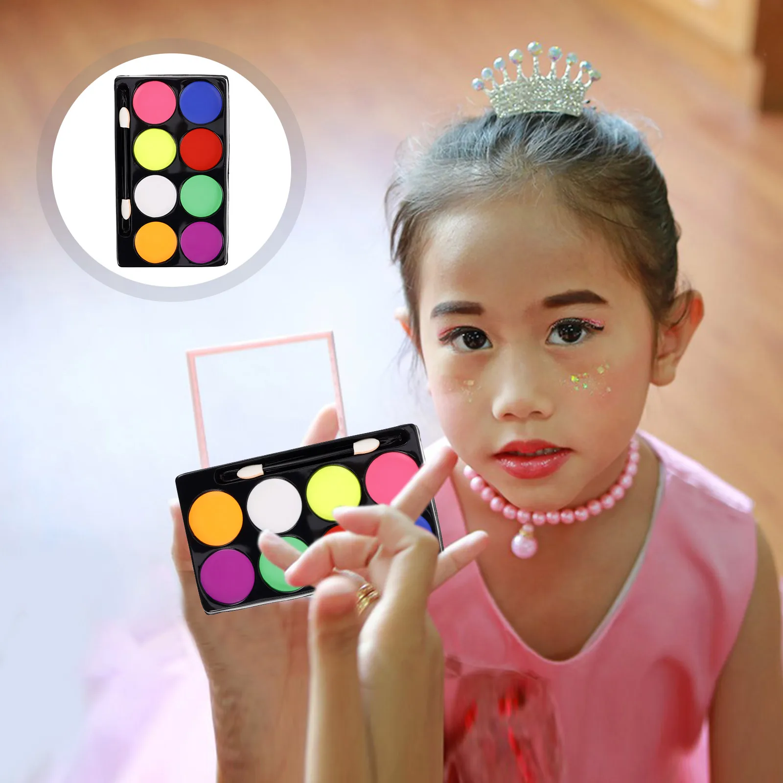 

Vibrant Face Makeup Pigment Body Paint Artistic Palette Cosplay Oil Paints For Kids 24 Colors Festival Theatrical Costume Party