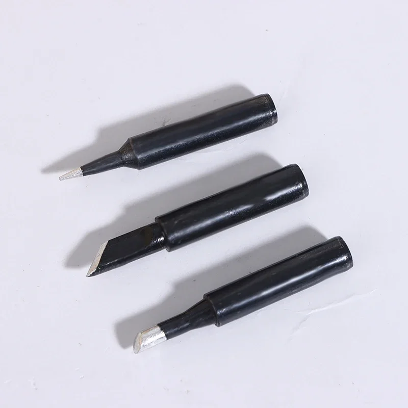 مجموعة أطراف مكواة لحام نحاسية سوداء ممتازة - 5 قطع 900M-T-I 900M-T-IS 900M-T-K لمحطات لحام اللحام. #6