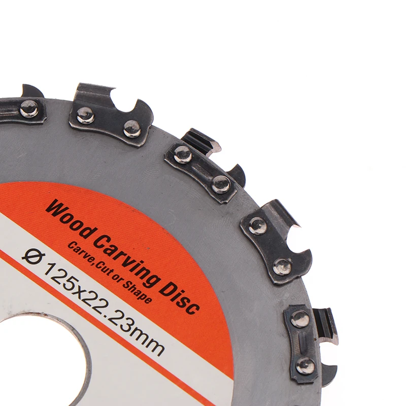 Grooving Machine Chains Disc For 5 Inch Angle Grinder Wood Carving Cutting Disc 125 *22 Mm Grinding Woodworking Disc