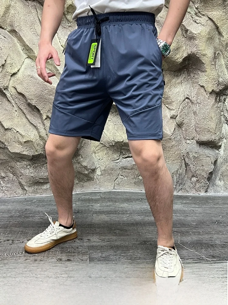 

Мужские летние спортивные брюки для активного отдыха: дышащие, быстросохнущие, тонкие, с высокой талией, прямого кроя, для комфортного ношения