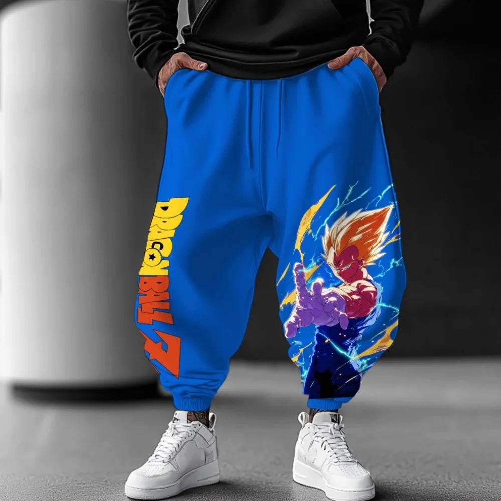 

Dragon Ball Z Pants SLAM DEEP BALL Print Cotton Loose Fit Men Women Autumn Winter Jogger Streetwear Gym Oversized Men's New