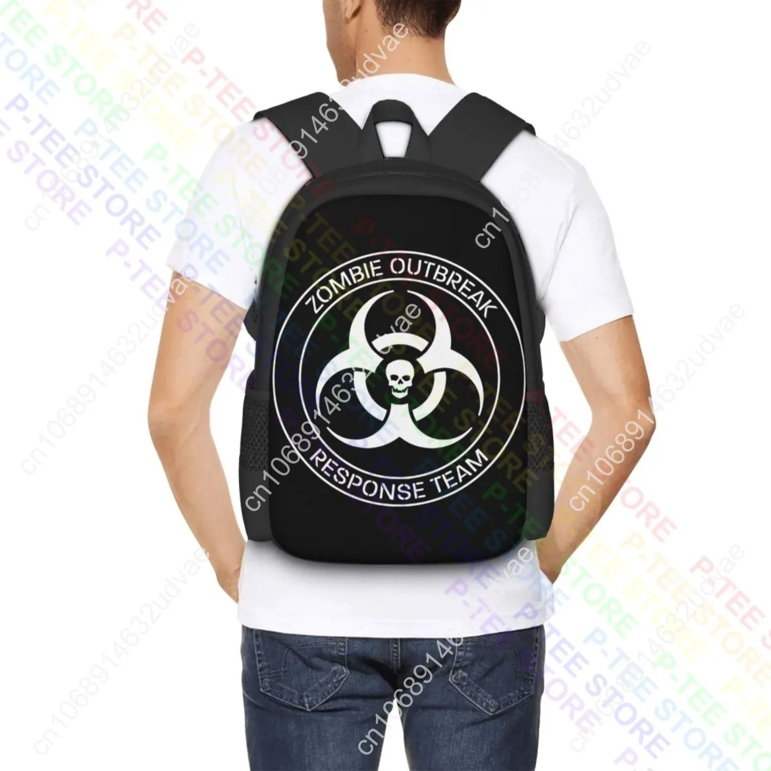 Zombies Outbreak Response TeamBackpack Large Capacity Newest Multi-function