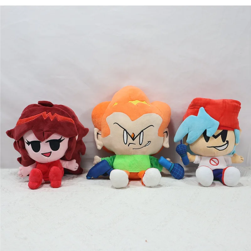 Nene Pico Darnell FNF Plush Doll Soft Stuffed Toy Friday Night Funkin Game Character Cushion Gift for Kids And Fans