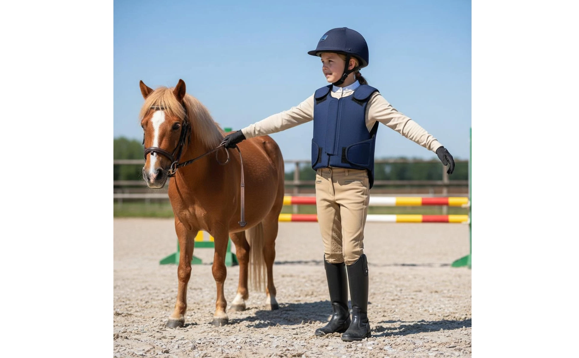 Kids Riding Long-Lasting Equestrian Body Protector Horse Riding Safety Vest Padded Sports Gear Shock Absorbing