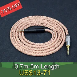 16 rdzeniowy 99% 7N OCC kabel do słuchawek dla Sennheiser HD599 HD569 HD 560S HD559 hd560s LN008452