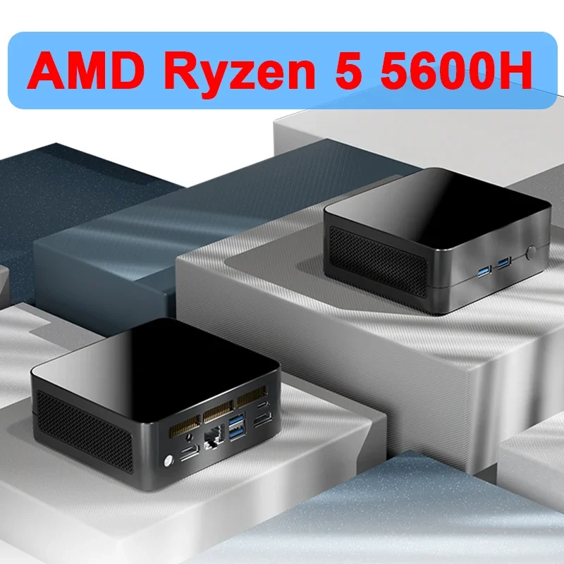 Мини-ПК BitPC 5600H AMD Ryzen 5 5600H Windows 11 DDR4 3200 МГц PCie 3.0 SSD Wifi6 BT5.3 4K Дисплей Офисный мини-ПК Геймерский компьютер Мини-ПК BitPC 5600H AMD Ryzen 5 5600H Windows 11 DDR4 3200 МГц PCie 3.0 SSD Wifi6 BT5.3 4K Дисплей Офисный мини-ПК Геймерский компьютер